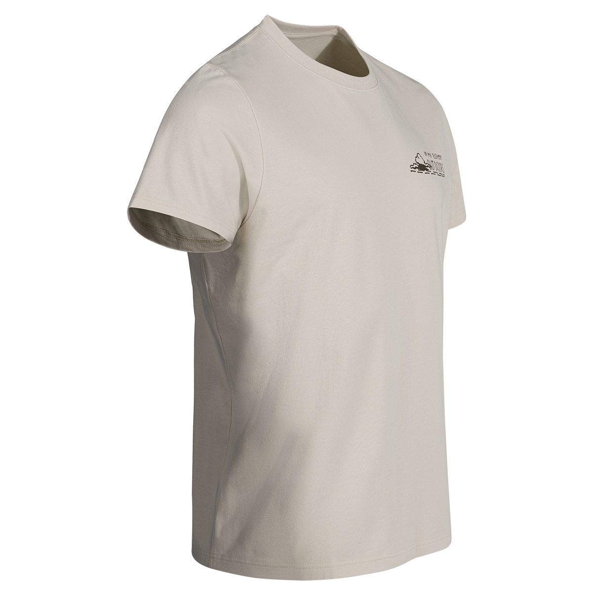 Arbo Men's Organic Cotton T-shirt в цвят Beige Air