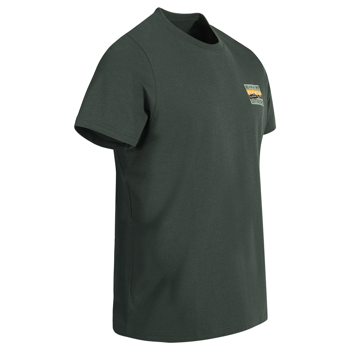 Arbo Men's Organic Cotton T-shirt в цвят Dark Green Element