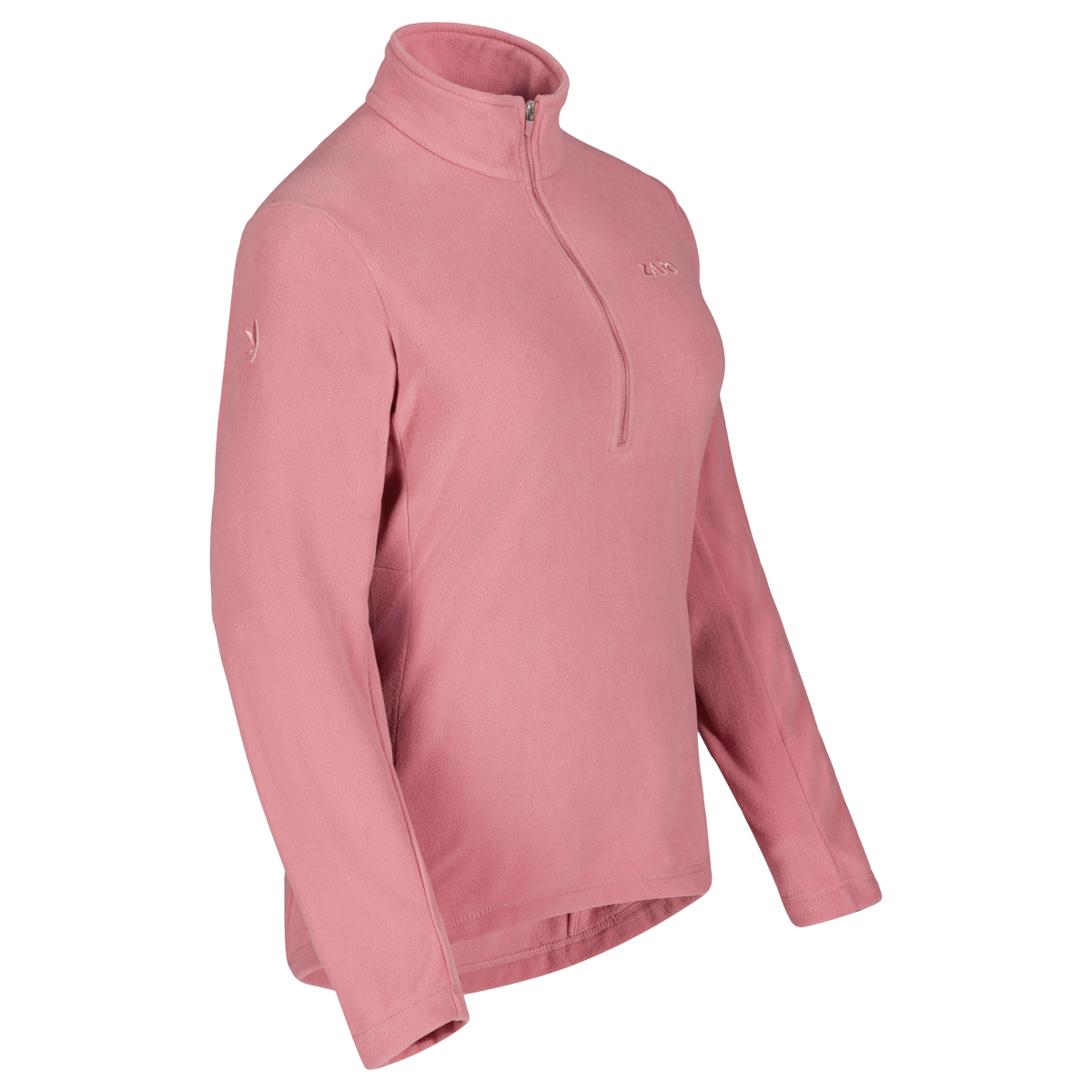 Auro Women's Fleece Zip Top в цвят Tea Rose