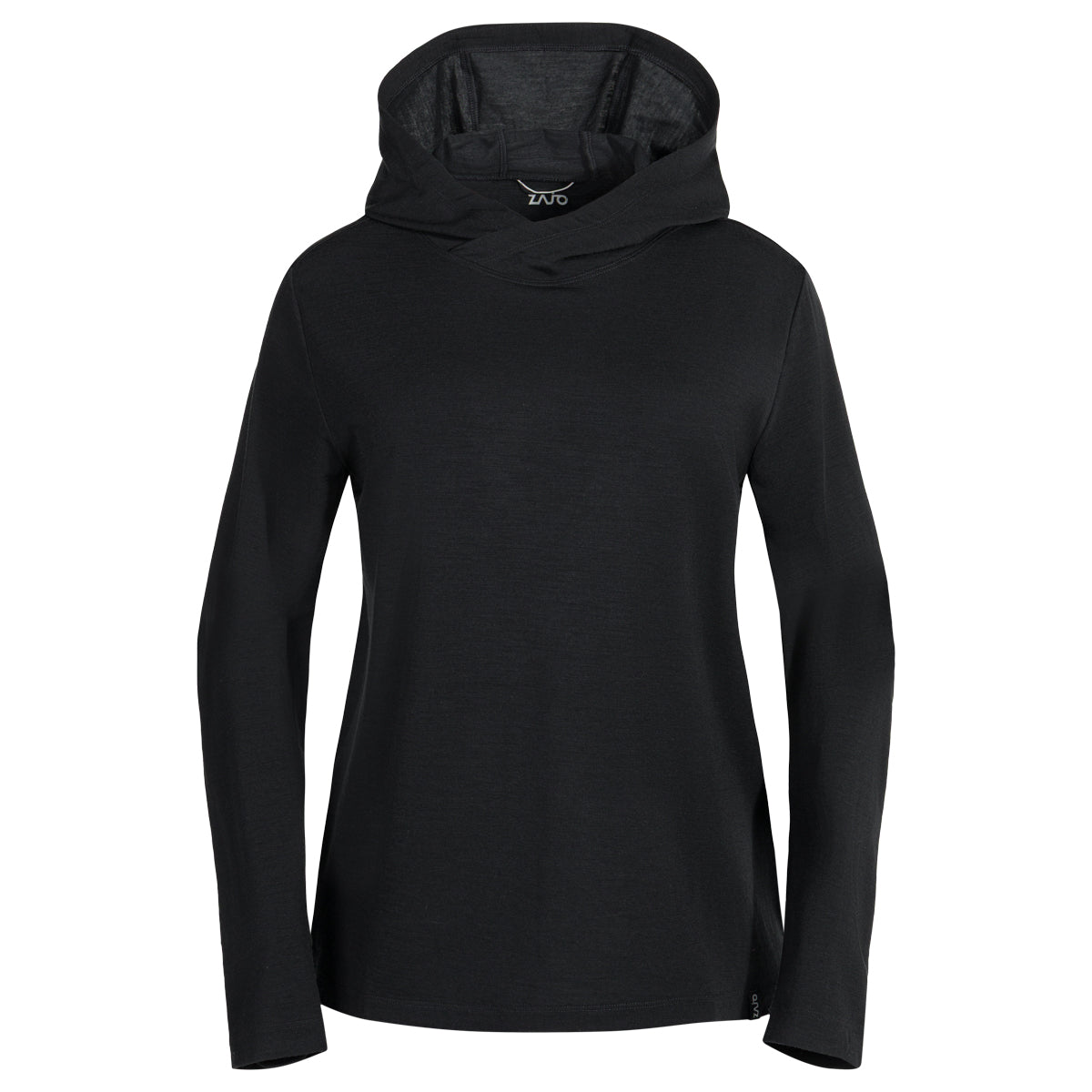 Kora Women's Merino Hoodie в цвят Black