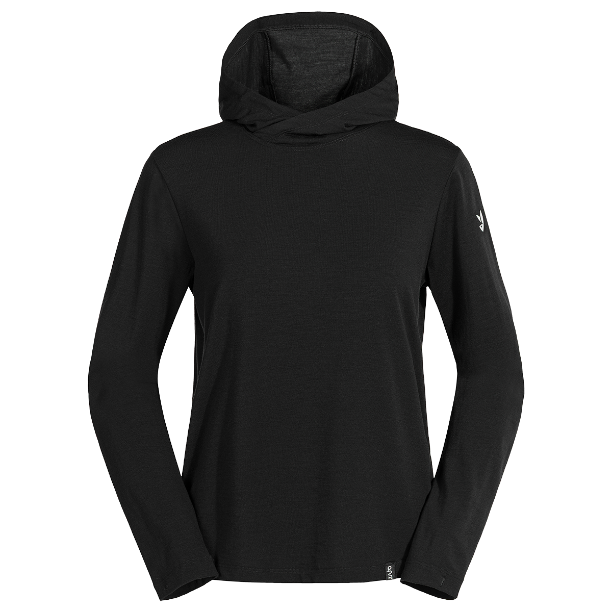 Kora Women's Merino Hoodie в цвят Black