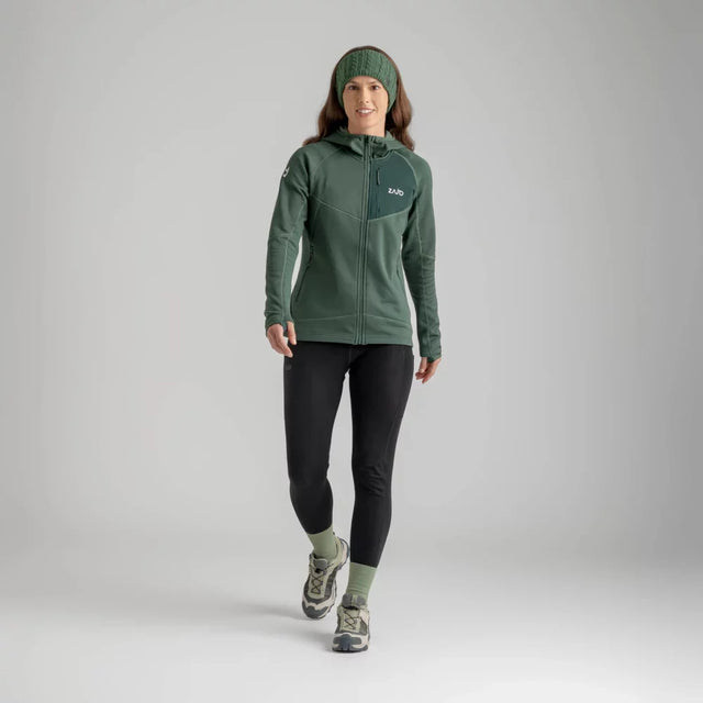 Amiko Women's Fleece Hooded Jacket — Dark Navy