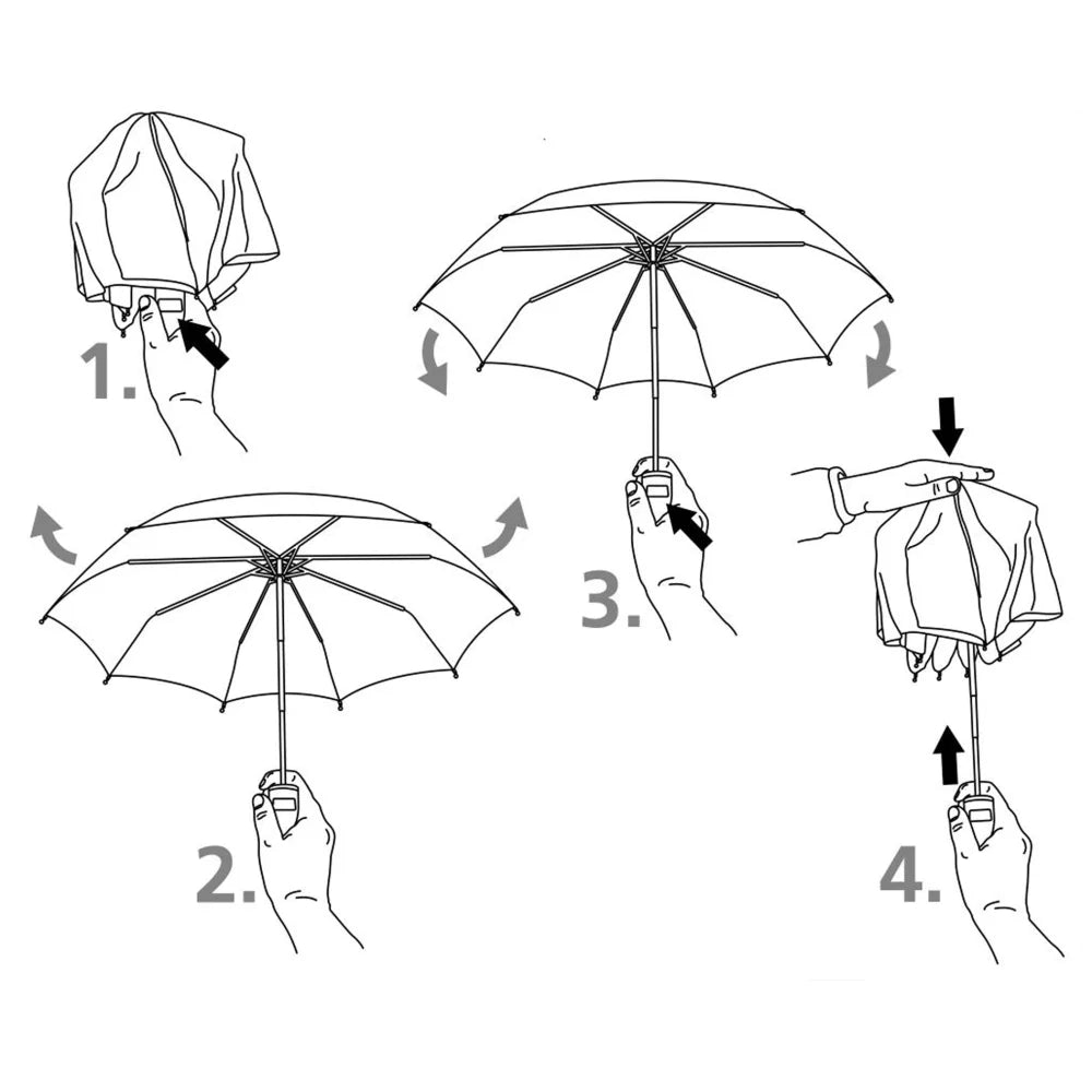 Euroschirm Light Trek Automatic Umbrella в цвят Light Green