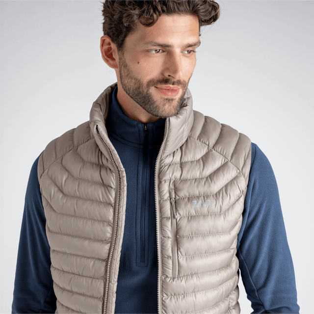 Nubaro Men's Insulated Vest в цвят Thyme Green