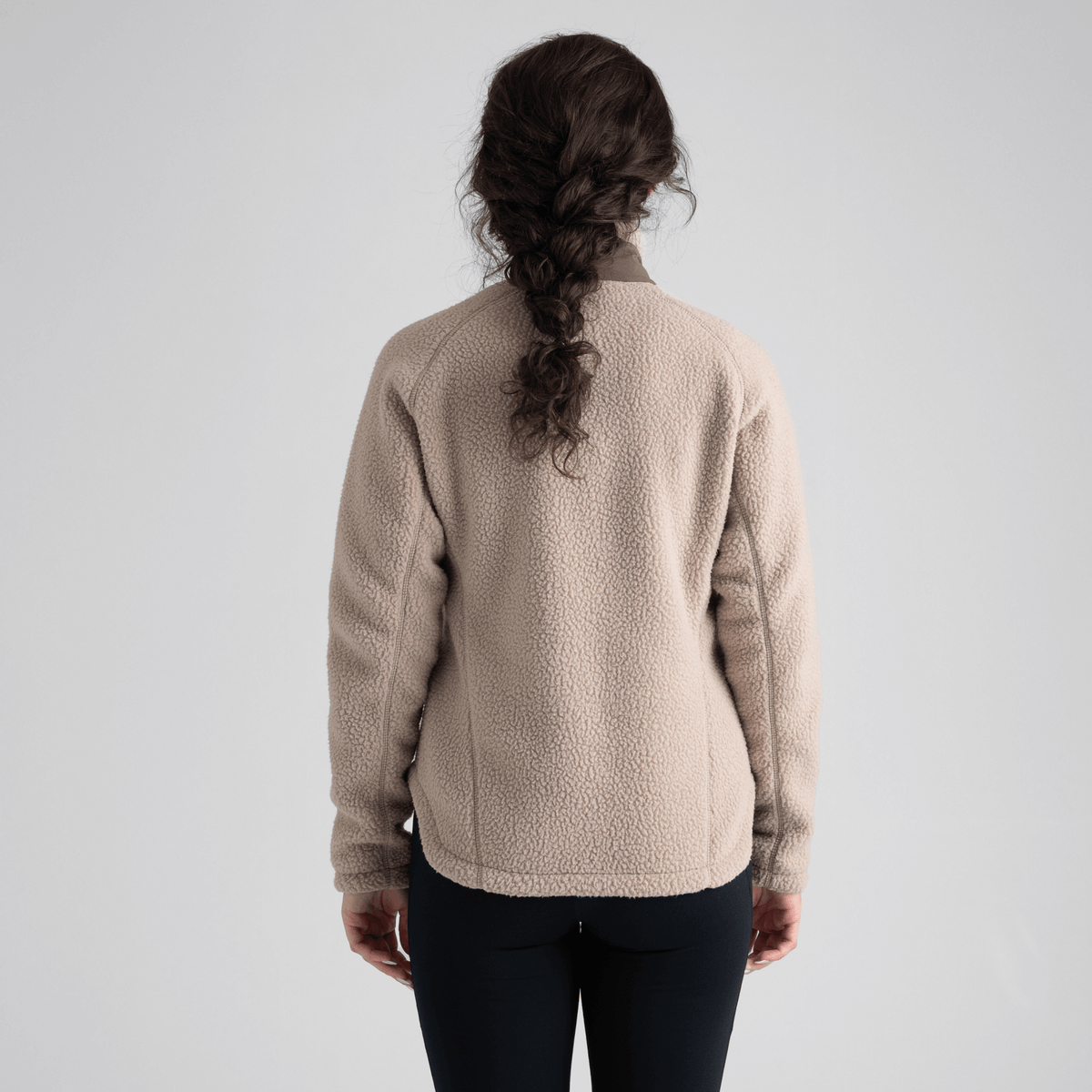 Palpo Women's Pile Fleece Jacket в цвят Cocoa Brown