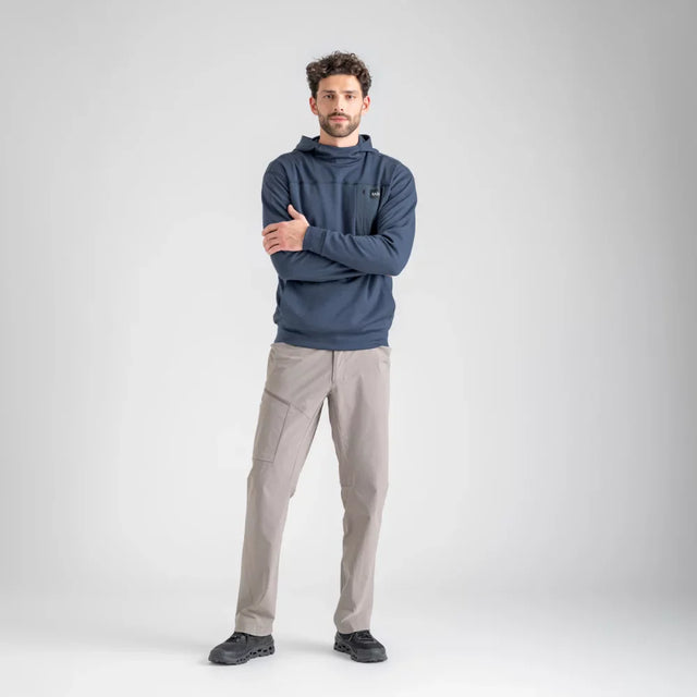Vespero Men's Merino Hoodie в цвят Chilli Red