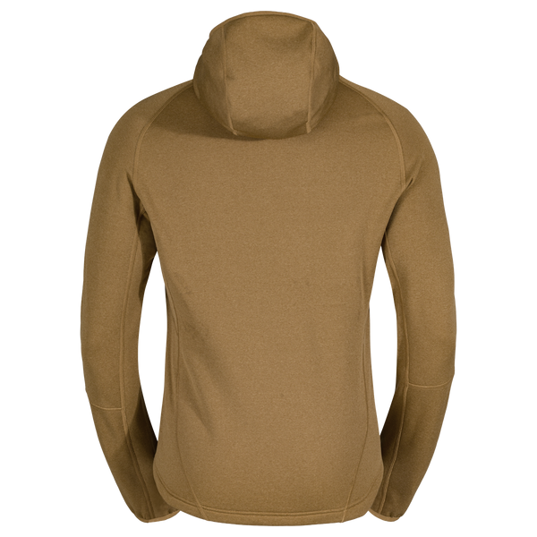 Amiko Men's Fleece Hooded Jacket — Golden Brown