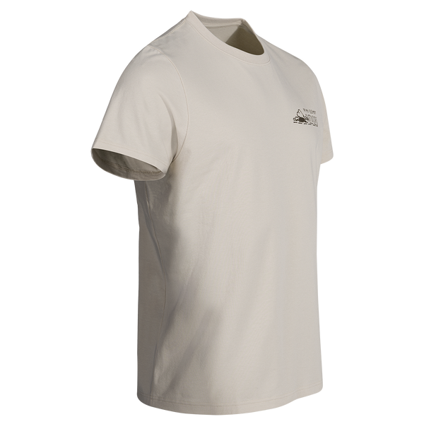 Arbo Men's Organic Cotton T-shirt в цвят Beige Air