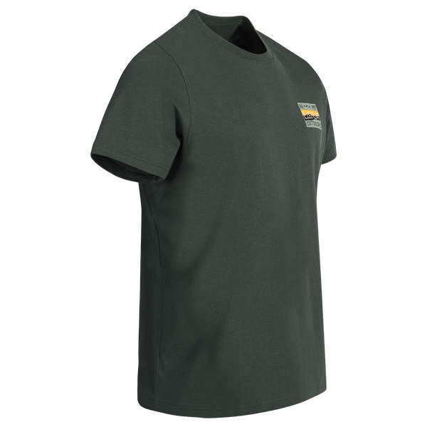 Arbo Men's Organic Cotton T-shirt в цвят Dark Green Element