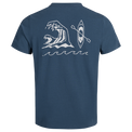 Arbo Men's Organic Cotton T-shirt в цвят Navy Water