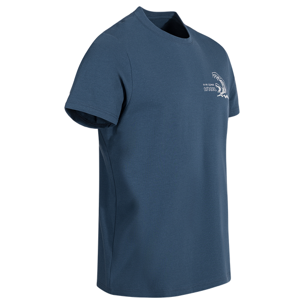 Arbo Men's Organic Cotton T-shirt в цвят Navy Water