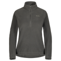 Auro Women's Fleece Zip Top в цвят Black Olive