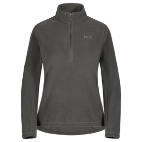 Auro Women's Fleece Zip Top в цвят Black Olive