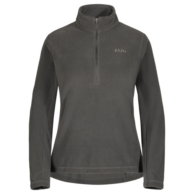 Auro Women's Fleece Zip Top в цвят Black Olive