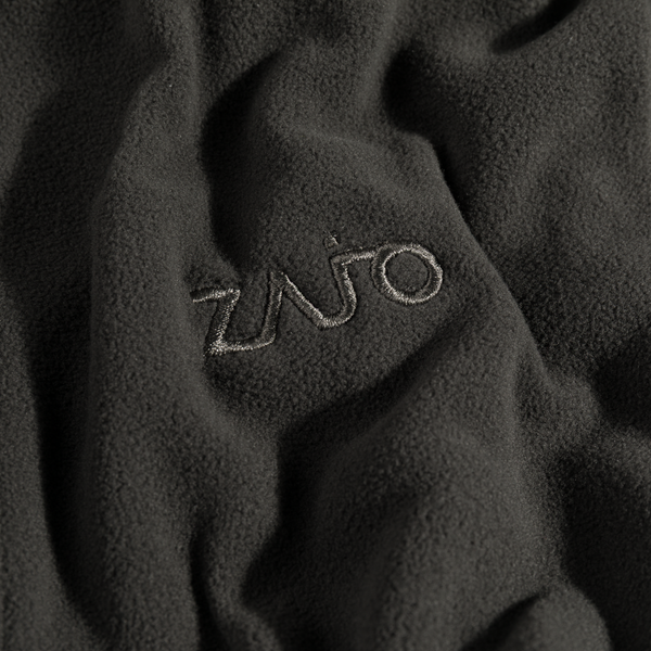 Auro Women's Fleece Zip Top в цвят Black Olive