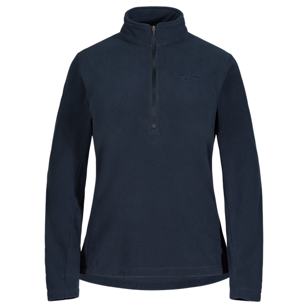 Auro Women's Fleece Zip Top в цвят Dark Navy
