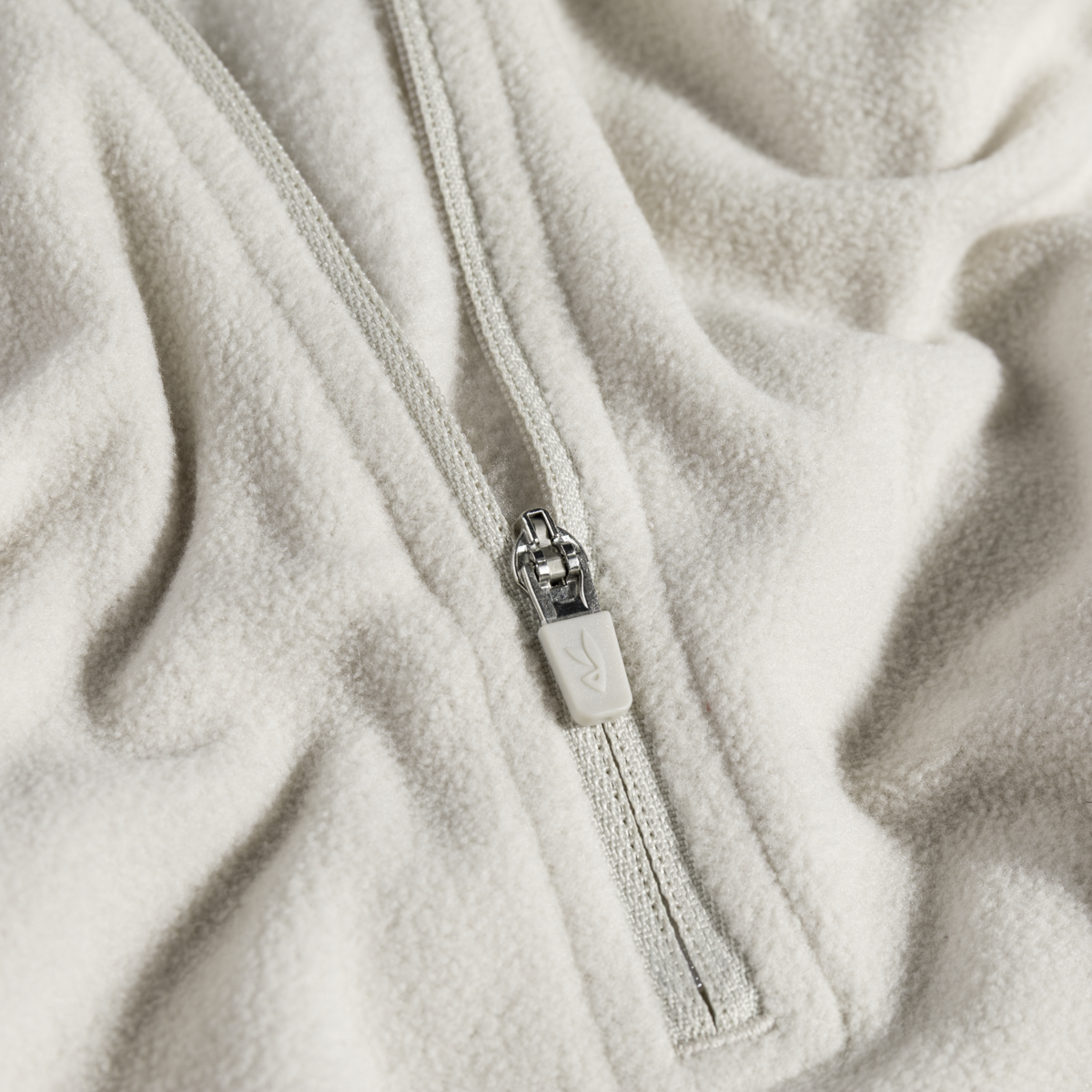 Auro Women's Fleece Zip Top в цвят Light Beige