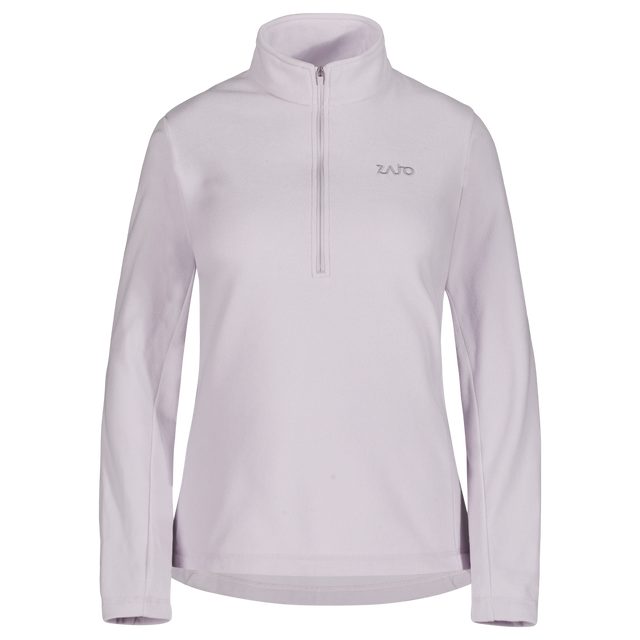 Auro Women's Fleece Zip Top в цвят Lilac Ash