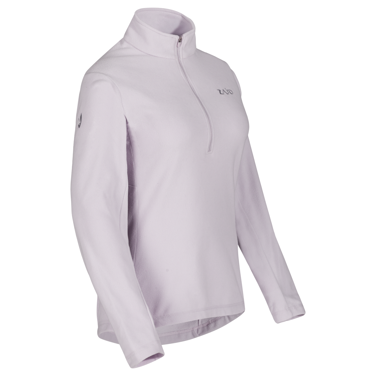 Auro Women's Fleece Zip Top в цвят Lilac Ash
