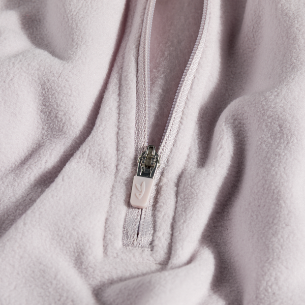 Auro Women's Fleece Zip Top в цвят Lilac Ash