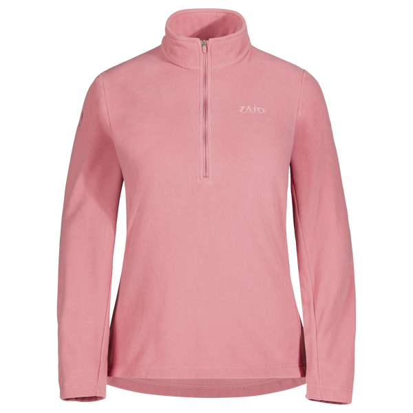 Auro Women's Fleece Zip Top в цвят Tea Rose