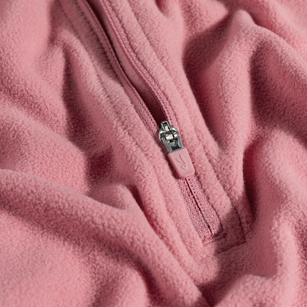 Auro Women's Fleece Zip Top в цвят Tea Rose
