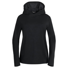 Kora Women's Merino Hoodie в цвят Black