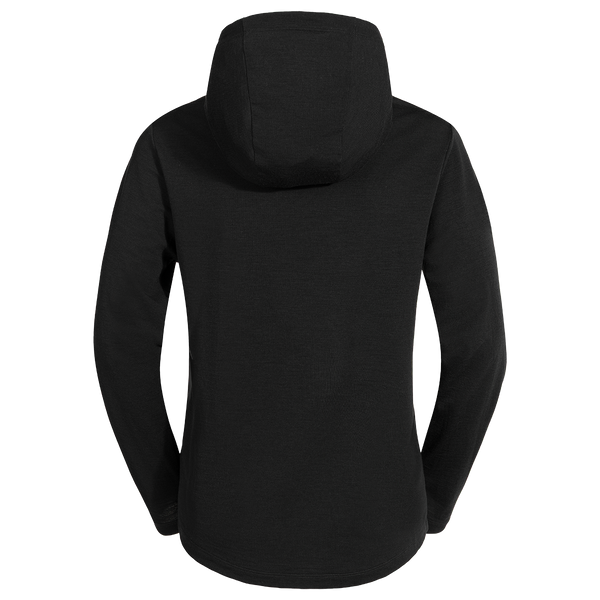 Kora Women's Merino Hoodie в цвят Black