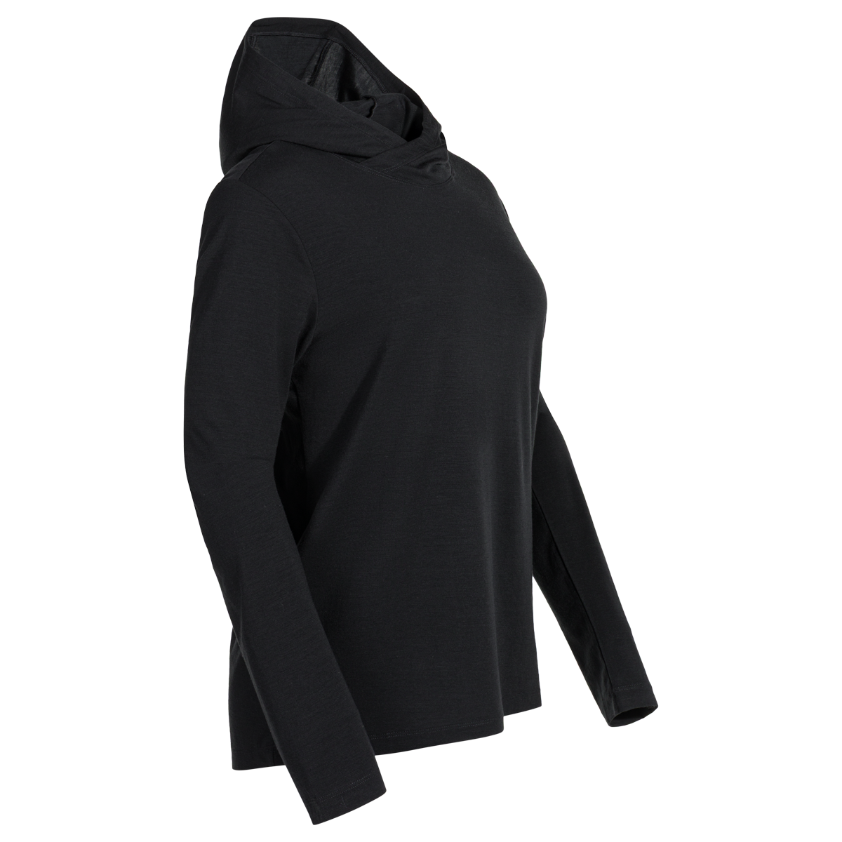 Kora Women's Merino Hoodie в цвят Black