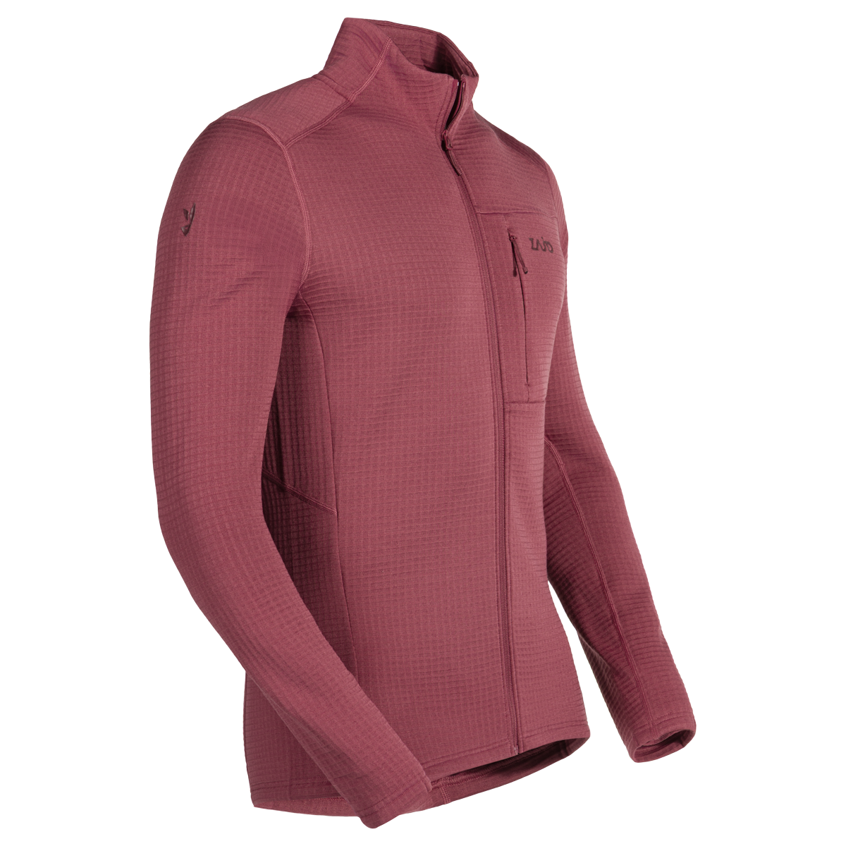 Kovri Men's Merino Grid Jacket в цвят Earth Red