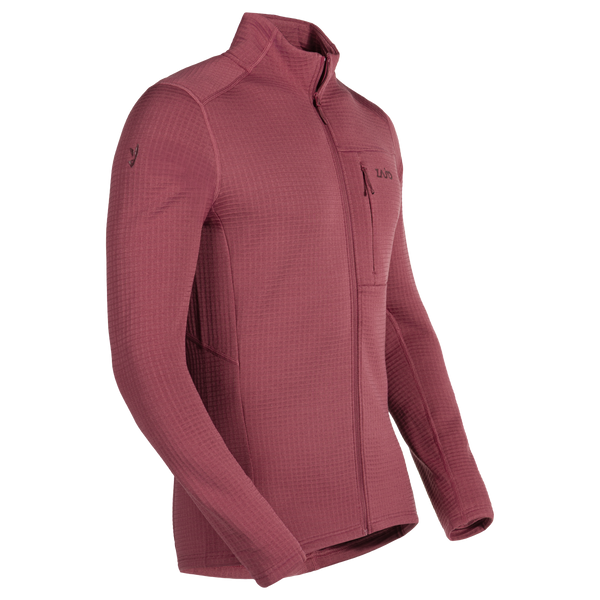 Kovri Men's Merino Grid Jacket в цвят Earth Red