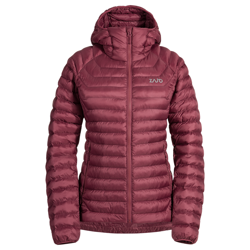 Nubaro Women's Insulated Hooded Jacket — Earth Red