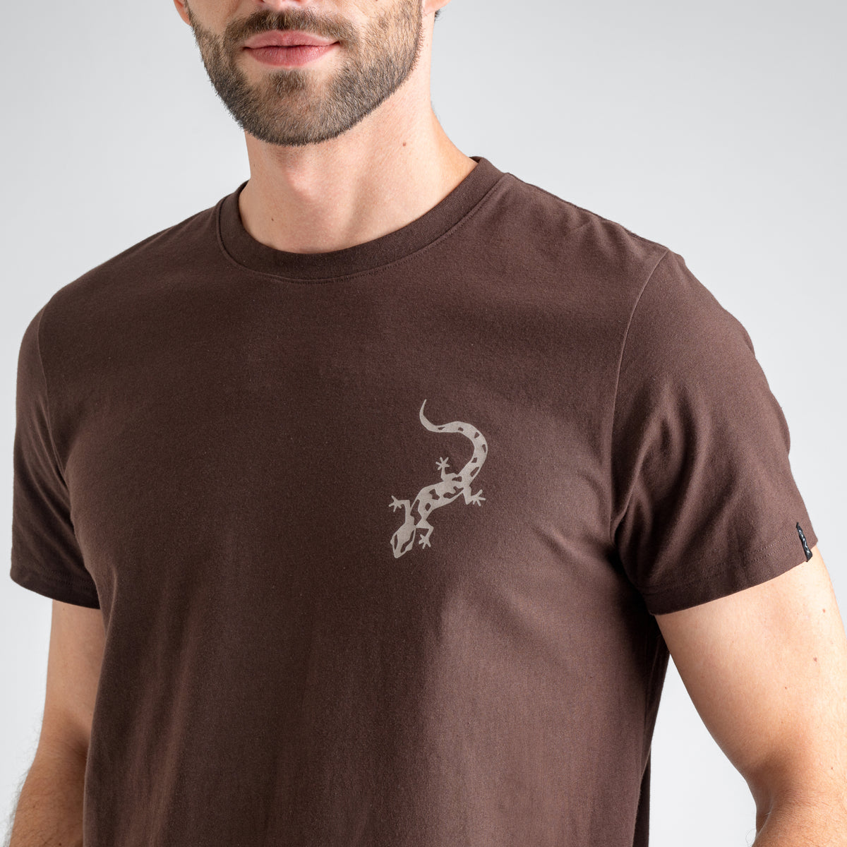 Arbo Men's Organic Cotton T-shirt в цвят Dark Green Element