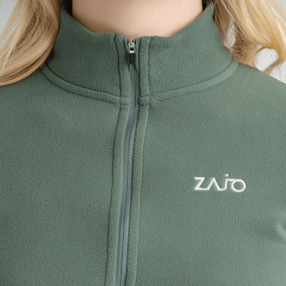 Auro Women's Fleece Zip Top в цвят Light Beige