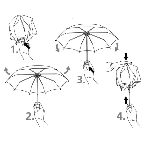 Euroschirm Light Trek Automatic Umbrella в цвят Light Green