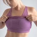 Fluo Women's Bra Top в цвят Black