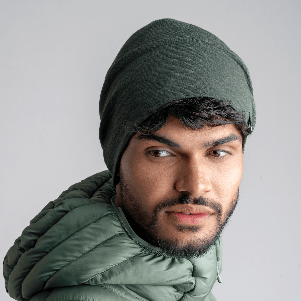Hejma Merino Beanie — Taupe Beige