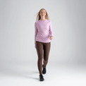 Hejma Women's Merino Longsleeve в цвят Grape Mauve
