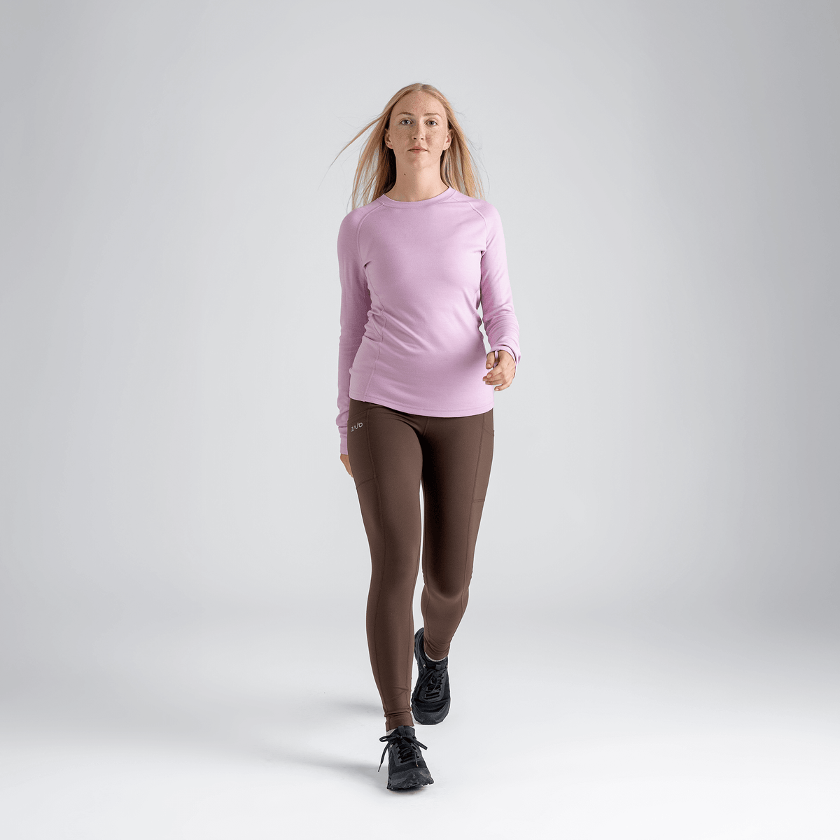 Hejma Women's Merino Longsleeve в цвят Grape Mauve