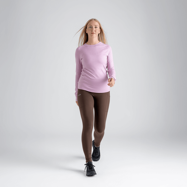 Hejma Women's Merino Longsleeve в цвят Grape Mauve