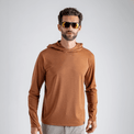 Kora Men's Merino Hoodie в цвят Decadent Red