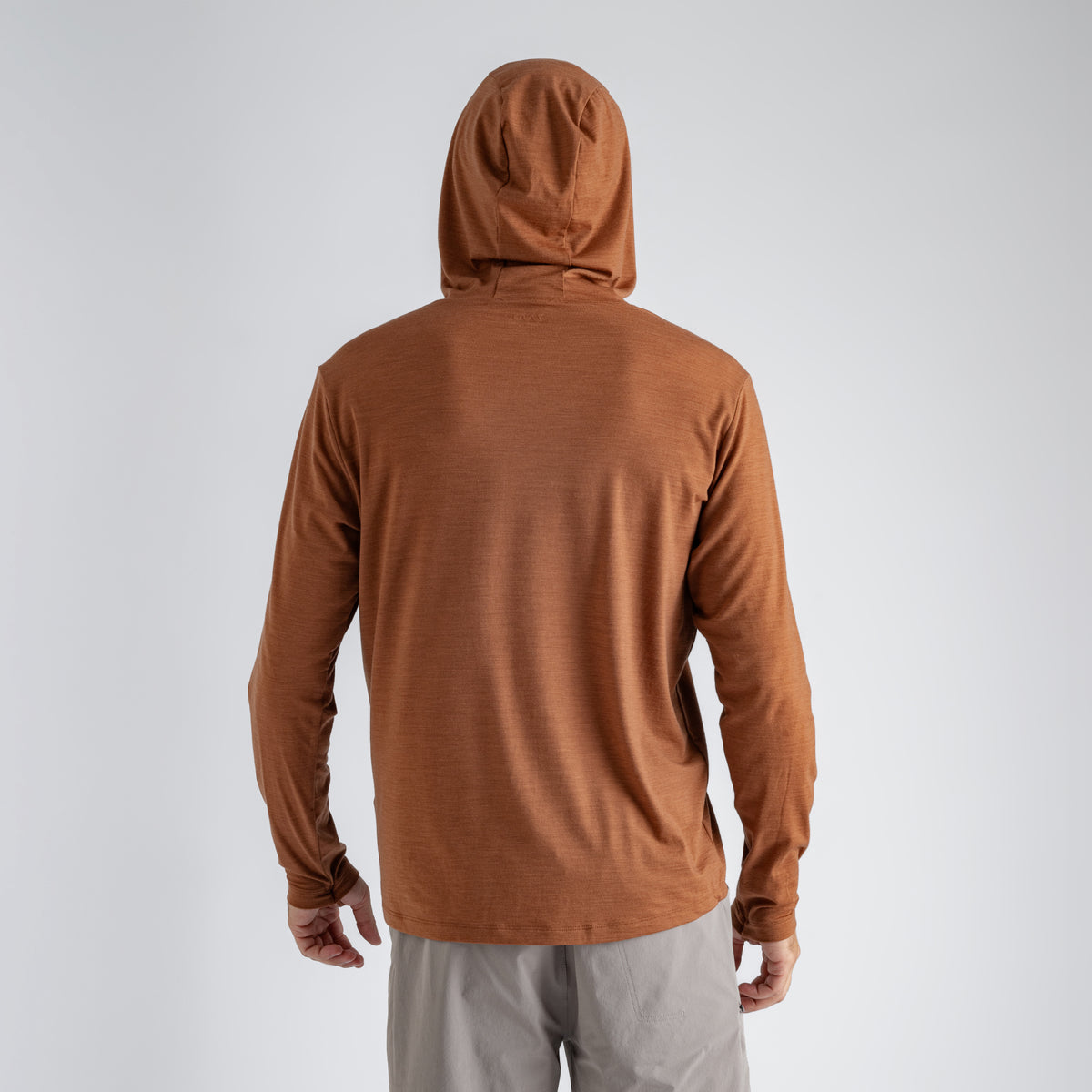 Kora Men's Merino Hoodie в цвят Decadent Red