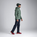 Nubaro Men's Insulated Hooded Jacket в цвят Thyme Green