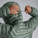 Nubaro Men's Insulated Hooded Jacket в цвят Thyme Green
