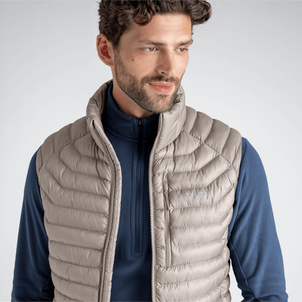 Nubaro Men's Insulated Vest в цвят Thyme Green