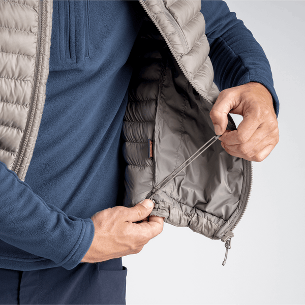 Nubaro Men's Insulated Vest в цвят Thyme Green