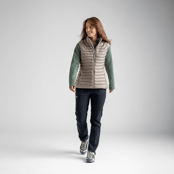 Nubaro Women's Insulated Vest — Taupe Beige