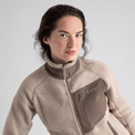 Palpo Women's Pile Fleece Jacket в цвят Cocoa Brown