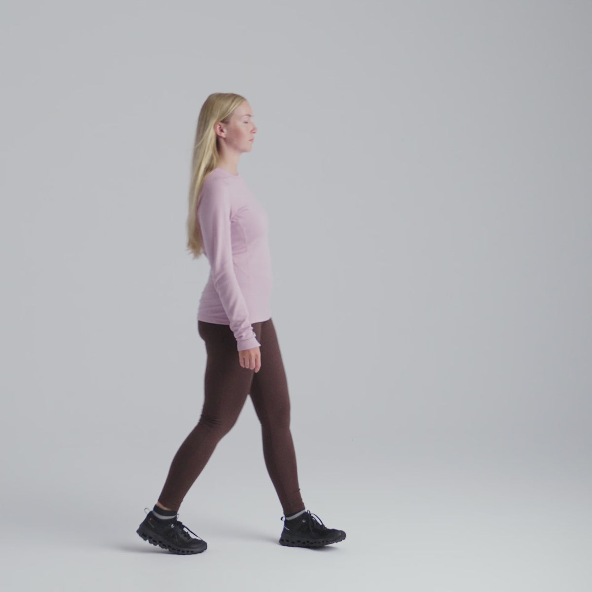 Hejma Women's Merino Longsleeve — Grape Mauve