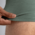 Senti Men's Merino Boxer Briefs в цвят Black